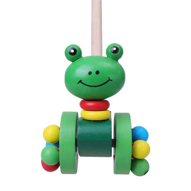 Dino Walker | First steps full of adventure - Wooden walker for toddlers
